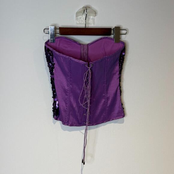 Purple Sequined Top - Picture 4 of 5